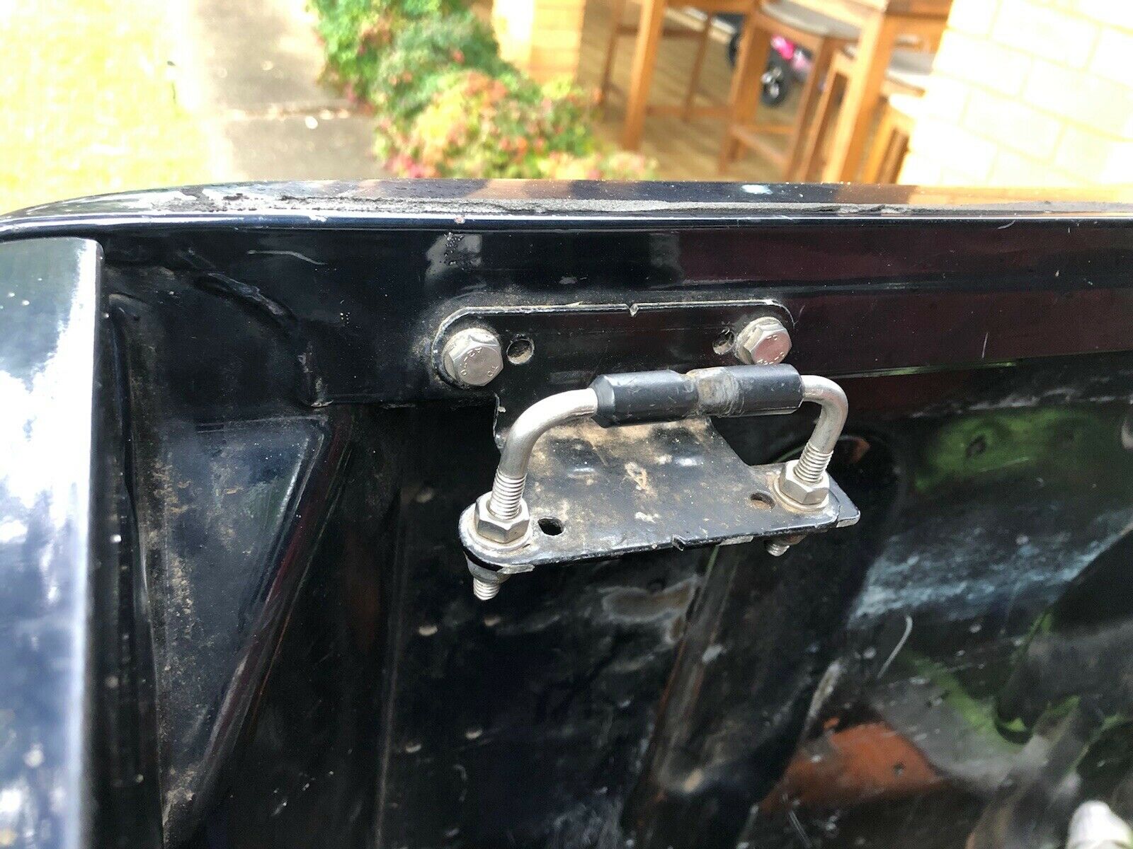Lock Striker U-Bolt Bracket Replacement Loops for EGR Lid Lock Bracket Catches for EGR Lids with Shiny Plastic Underneath